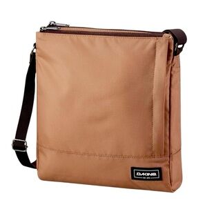 Dakine Brown Nylon Square Crossbody Bag with Adjustable Strap Multi-pocket